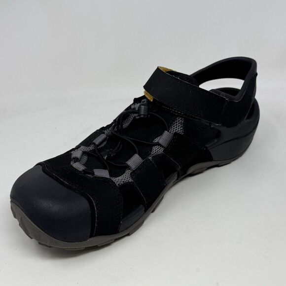 Teva Flintwood Sandals Mens 10 Black Mesh Hiking Water Ankle Strap Hook Loop main image 9